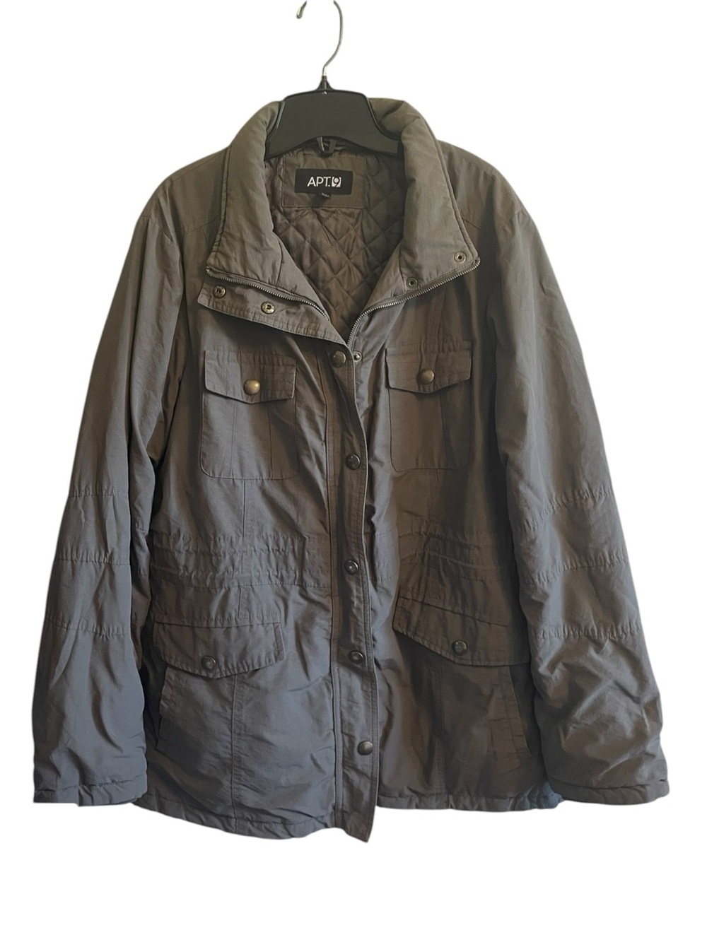 H9- APT. 9 Women's Utility Jacket - Olive XL extra large